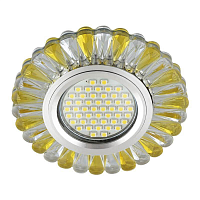Купить Встраиваемый светильник Fametto Luciole DLS-L145 Gu5.3 Glassy/Gold в Туле