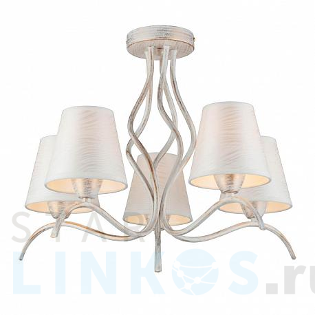 Купить Потолочная люстра Omnilux Ugento OML-28407-05 за 8 580 руб. в Туле фото 2 Купить с доставкой Потолочная люстра Omnilux Ugento OML-28407-05 в Туле фото 2