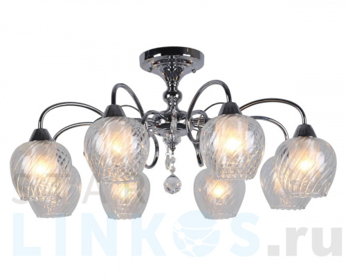 Купить Потолочная люстра Omnilux Telti OML-53607-08 за 17 640 руб. в Туле Купить с доставкой Потолочная люстра Omnilux Telti OML-53607-08 в Туле