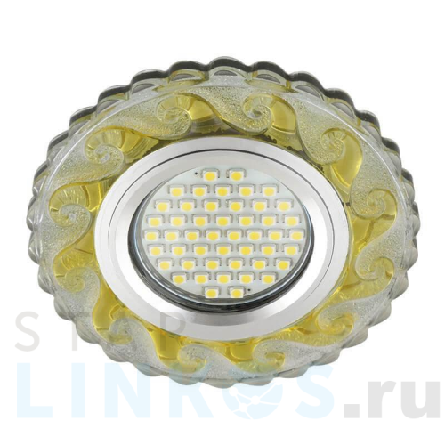 Купить с доставкой Встраиваемый светильник Fametto Luciole DLS-L139 Gu5.3 Glassy/Gold в Туле