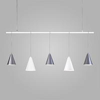 Купить Подвесной светильник Eurosvet Castle 50088/5 белый/серебро в Туле