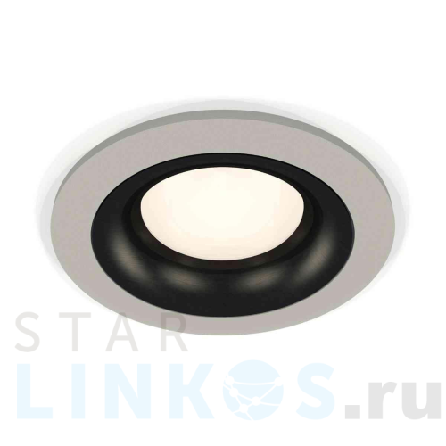 Купить с доставкой Комплект встраиваемого светильника Ambrella light Techno Spot XC7623002 SGR/PBK серый песок/черный полированный (C7623, N7011) в Туле