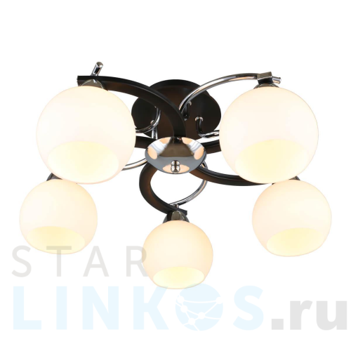 Купить Потолочная люстра Omnilux Caldiero OML-25407-05 за 8 730 руб. в Туле Купить с доставкой Потолочная люстра Omnilux Caldiero OML-25407-05 в Туле