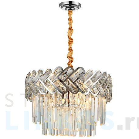 Купить Подвесная люстра Natali Kovaltseva Armour 81436/8C Chrome за 29 543 руб. в Туле фото 2 Купить с доставкой Подвесная люстра Natali Kovaltseva Armour 81436/8C Chrome в Туле фото 2