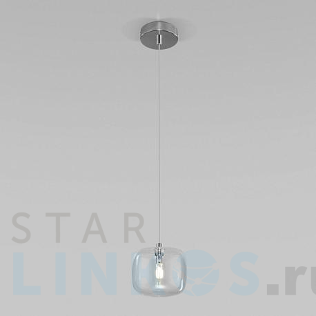 Купить Подвесной светильник Eurosvet Jar 50128/1 хром за 2 790 руб. в Туле фото 2 Купить с доставкой Подвесной светильник Eurosvet Jar 50128/1 хром в Туле фото 2