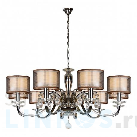 Купить Подвесная люстра iLamp Mario RM16001/10CR за 56 490 руб. в Туле фото 2 Купить с доставкой Подвесная люстра iLamp Mario RM16001/10CR в Туле фото 2