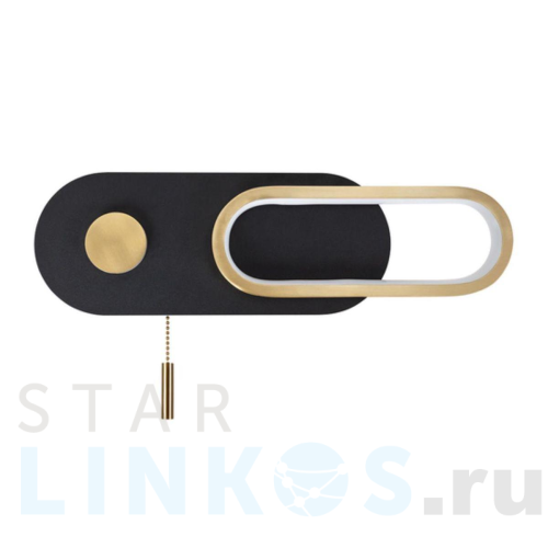 Купить Настенный светодиодный светильник Arte Lamp Lucas A2602AP-10BK за 5 490 руб. в Туле Купить с доставкой Настенный светодиодный светильник Arte Lamp Lucas A2602AP-10BK в Туле