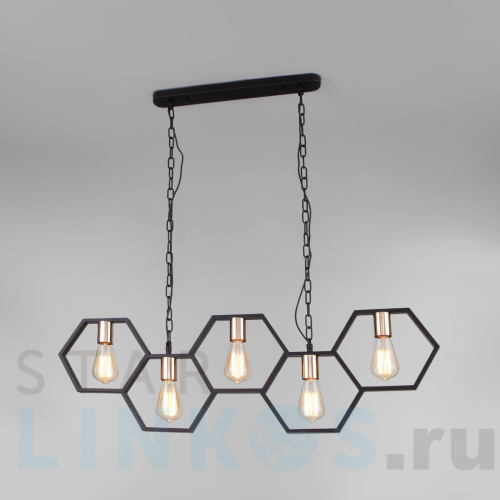 Купить Подвесной светильник Eurosvet Arnia 70117/5 черный за 16 800 руб. в Туле Купить с доставкой Подвесной светильник Eurosvet Arnia 70117/5 черный в Туле