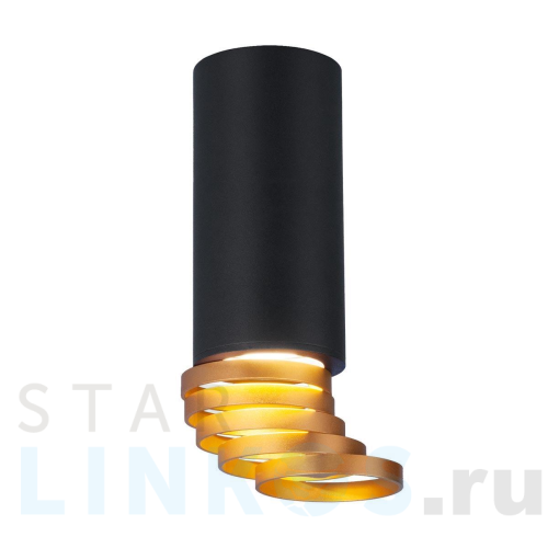 Купить Потолочный светильник Elektrostandard DLN102 GU10 черный/золото a047747 за 2 440 руб. в Туле Купить с доставкой Потолочный светильник Elektrostandard DLN102 GU10 черный/золото a047747 в Туле