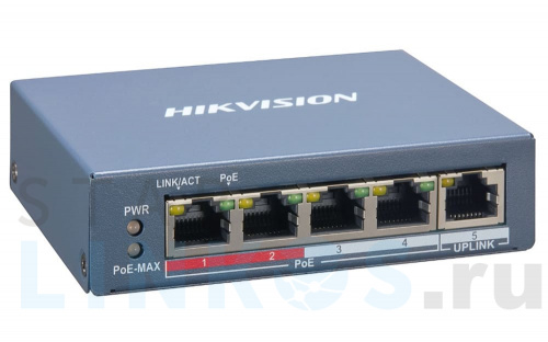 Купить с доставкой PoE-коммутатор Hikvision DS-3E1105P-EI в Туле