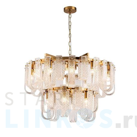 Купить Подвесная люстра Indigo BRINA 12027/18P Brass V000366 за 168 140 руб. в Туле фото 2 Купить с доставкой Подвесная люстра Indigo BRINA 12027/18P Brass V000366 в Туле фото 2