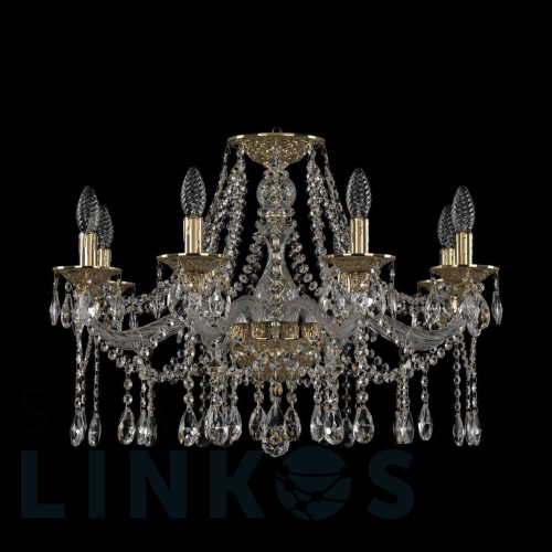 Купить Подвесная люстра Bohemia Ivele 16113/8/240 G за 111 008 руб. в Туле Купить с доставкой Подвесная люстра Bohemia Ivele 16113/8/240 G в Туле