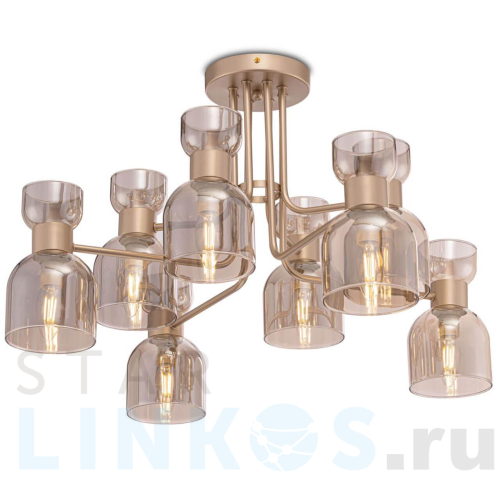 Купить Потолочная люстра Freya Isla FR5094PL-08G за 17 990 руб. в Туле Купить с доставкой Потолочная люстра Freya Isla FR5094PL-08G в Туле