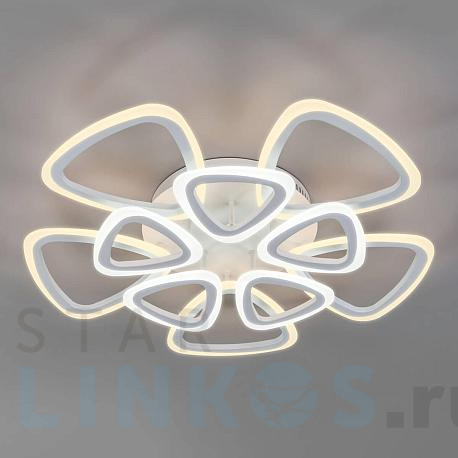 Купить Потолочный светодиодный светильник Eurosvet Areo 90216/10 белый за 18 100 руб. в Туле фото 2 Купить с доставкой Потолочный светодиодный светильник Eurosvet Areo 90216/10 белый в Туле фото 2