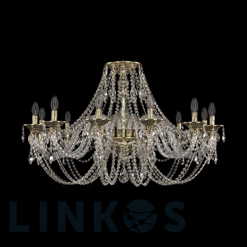 Купить Подвесная люстра Bohemia Ivele 16106/12/360 GB за 202 368 руб. в Туле Купить с доставкой Подвесная люстра Bohemia Ivele 16106/12/360 GB в Туле