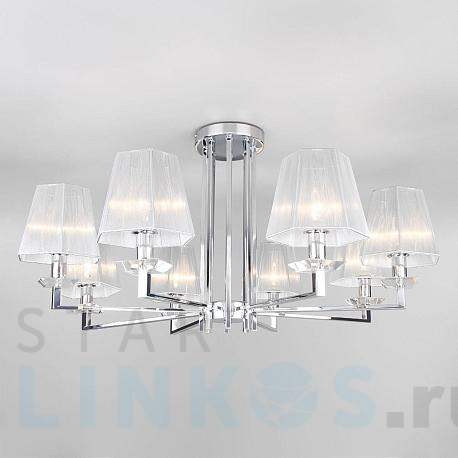 Купить Потолочная люстра Eurosvet Alegria 60125/8 хром Smart за 34 600 руб. в Туле фото 2 Купить с доставкой Потолочная люстра Eurosvet Alegria 60125/8 хром Smart в Туле фото 2