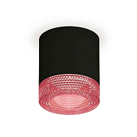 Купить Комплект накладного светильника Ambrella light Techno Spot XS7402012 SBK/PI черный песок/розовый (C7402, N7193) в Туле