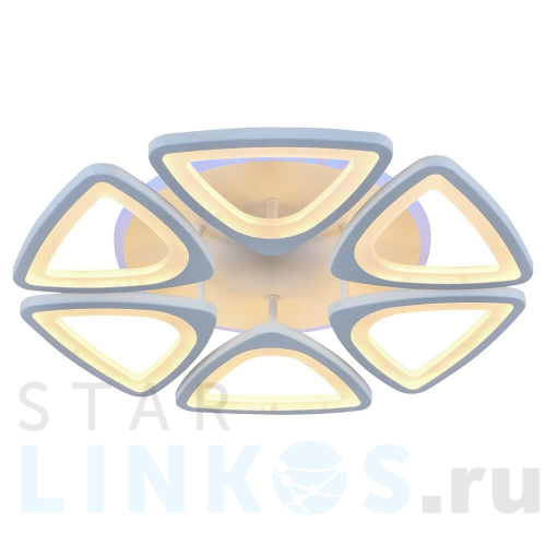 Купить Потолочная светодиодная люстра Profit Light 8064/6 WHT за 7 344 руб. в Туле Купить с доставкой Потолочная светодиодная люстра Profit Light 8064/6 WHT в Туле