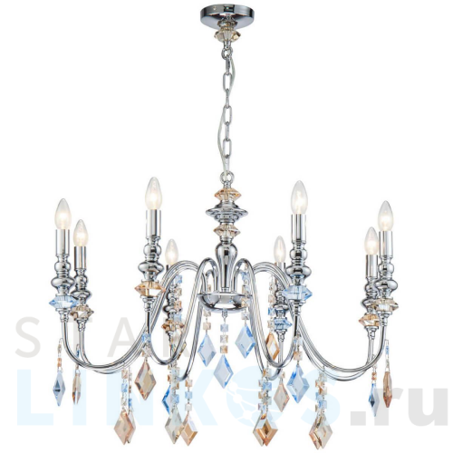Купить Подвесная люстра Lucia Tucci Maya 4450.8 Chrome за 129 930 руб. в Туле Купить с доставкой Подвесная люстра Lucia Tucci Maya 4450.8 Chrome в Туле