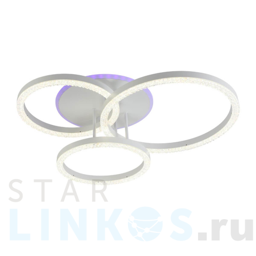 Купить Потолочная светодиодная люстра Profit Light 5895/3 WHT за 6 715 руб. в Туле Купить с доставкой Потолочная светодиодная люстра Profit Light 5895/3 WHT в Туле