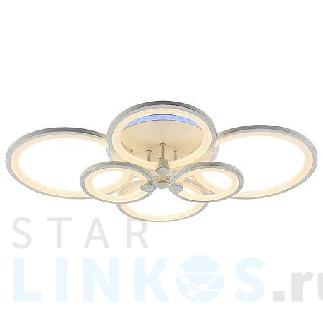 Купить Потолочная светодиодная люстра Profit Light 8077/6 PGD за 7 446 руб. в Туле фото 2 Купить с доставкой Потолочная светодиодная люстра Profit Light 8077/6 PGD в Туле фото 2