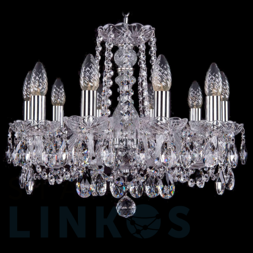 Купить Подвесная люстра Bohemia Ivele 1402/10/160 Ni за 36 749 руб. в Туле Купить с доставкой Подвесная люстра Bohemia Ivele 1402/10/160 Ni в Туле