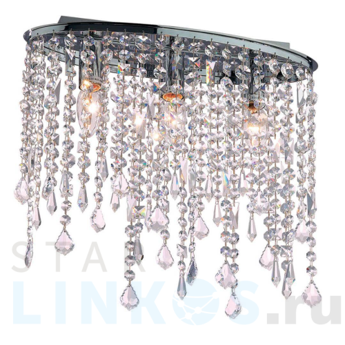 Купить с доставкой Потолочный светильник Ideal Lux Rain Pl3 Trasparente 008370 в Туле
