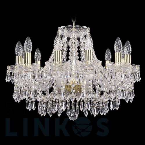 Купить Подвесная люстра Bohemia Ivele 1403/12/195 G за 53 917 руб. в Туле Купить с доставкой Подвесная люстра Bohemia Ivele 1403/12/195 G в Туле