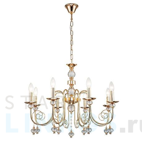 Купить Подвесная люстра Escada Shine 678/8PL Gold за 20 830 руб. в Туле фото 2 Купить с доставкой Подвесная люстра Escada Shine 678/8PL Gold в Туле фото 2