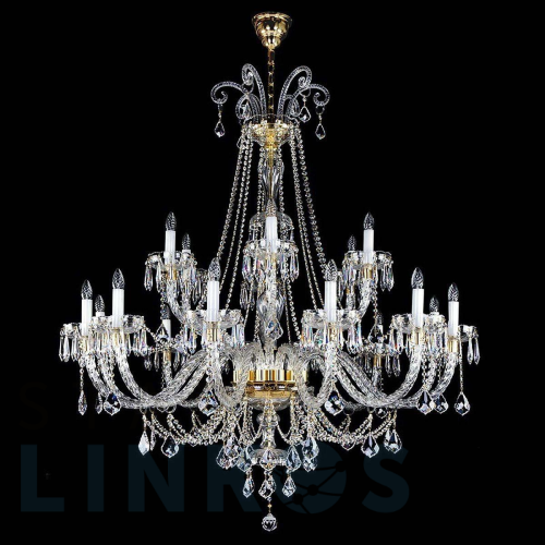 Купить Подвесная люстра Artglass Mirela XVIII. Polished CE за 547 612 руб. в Туле Купить с доставкой Подвесная люстра Artglass Mirela XVIII. Polished CE в Туле