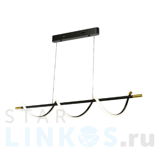 Купить Подвесная светодиодная люстра Gerhort G51249/1BK+GD за 27 000 руб. в Туле Купить с доставкой Подвесная светодиодная люстра Gerhort G51249/1BK+GD в Туле