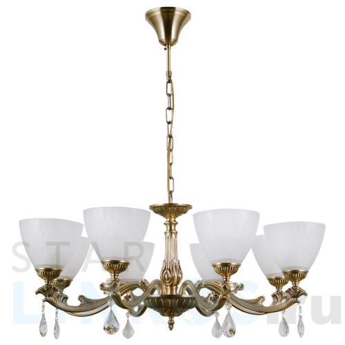 Купить с доставкой Подвесная люстра Gerhort G11045/8AB WT в Туле