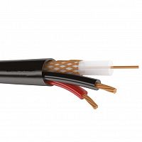 Купить Кабель для видеонаблюдения КВК-П 2х0,75M (CU), 200м, черный Технокабель в Туле