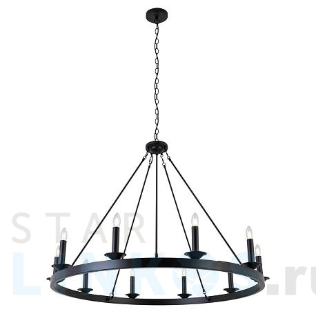 Купить Подвесная люстра Lussole Loft CARROLLTON LSP-8735 за 53 899 руб. в Туле фото 2 Купить с доставкой Подвесная люстра Lussole Loft CARROLLTON LSP-8735 в Туле фото 2