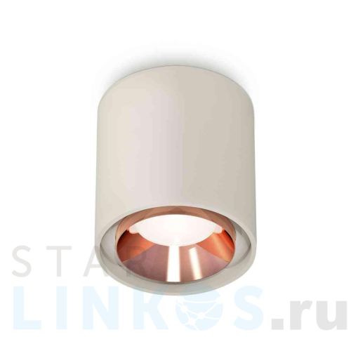 Купить с доставкой Комплект накладного светильника Ambrella light Techno Spot XS7724005 SGR/PPG серый песок/золото розовое полированное (C7724, N7035) в Туле