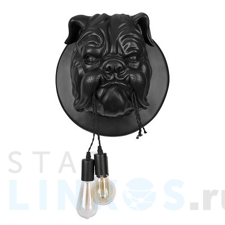 Купить Настенный светильник Loft IT Bulldog 10177 Black за 15 390 руб. в Туле фото 2 Купить с доставкой Настенный светильник Loft IT Bulldog 10177 Black в Туле фото 2