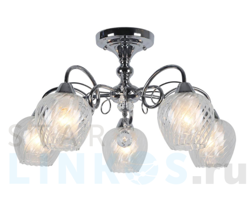 Купить с доставкой Потолочная люстра Omnilux Telti OML-53607-05 в Туле