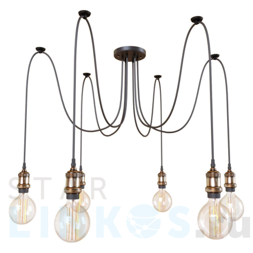 Купить Подвесная люстра Loft IT Spider Loft1162A/6 за 7 520 руб. в Туле Купить с доставкой Подвесная люстра Loft IT Spider Loft1162A/6 в Туле