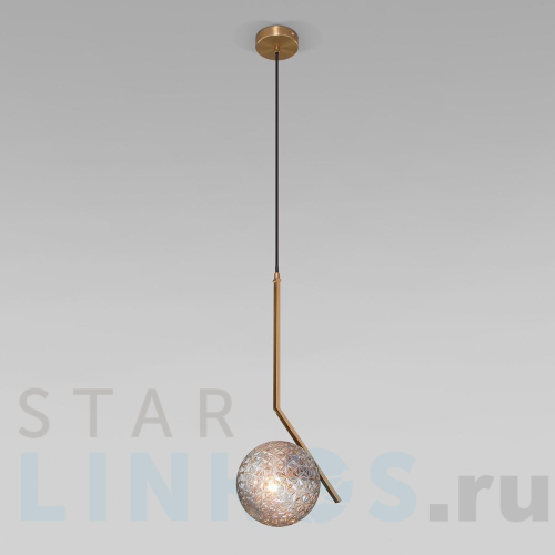 Купить Подвесной светильник Eurosvet Shape 50213/1 латунь за 8 330 руб. в Туле Купить с доставкой Подвесной светильник Eurosvet Shape 50213/1 латунь в Туле