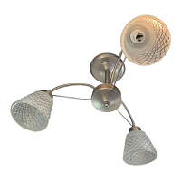 Купить Потолочная люстра Elvan LU-38460/3-E14-Si+Wh в Туле