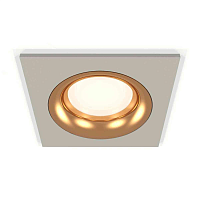Купить Комплект встраиваемого светильника Ambrella light Techno Spot XC7633005 SGR/PYG серый песок/золото желтое полированное (C7633, N7014) в Туле