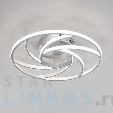 Купить Потолочный светодиодный светильник Eurosvet Indio 90207/1 серебро за 9 540 руб. в Туле фото 2 Купить с доставкой Потолочный светодиодный светильник Eurosvet Indio 90207/1 серебро в Туле фото 2