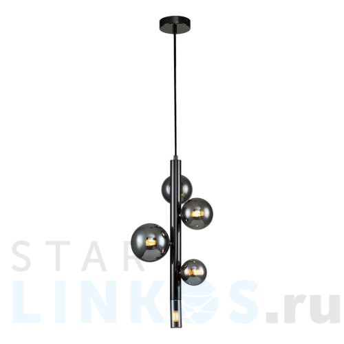 Купить Подвесная люстра Indigo Canto 11026/5P Black V000238 за 15 610 руб. в Туле Купить с доставкой Подвесная люстра Indigo Canto 11026/5P Black V000238 в Туле