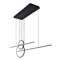 Купить Подвесная светодиодная люстра Gerhort G61304/4BK в Туле