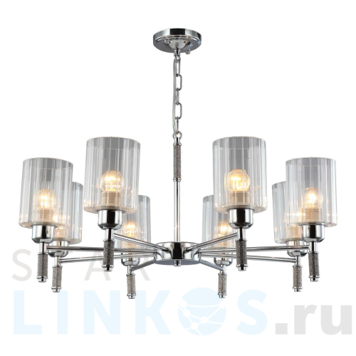 Купить Подвесная люстра Omnilux Dronero OML-66503-08 за 16 180 руб. в Туле Купить с доставкой Подвесная люстра Omnilux Dronero OML-66503-08 в Туле