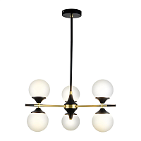 Купить Подвесная люстра Gerhort G51234/6BK+GD WT в Туле