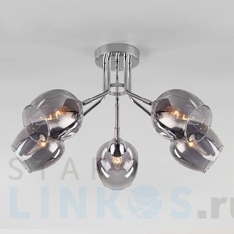 Купить Потолочная люстра Eurosvet Marci 30164/5 хром за 8 070 руб. в Туле фото 2 Купить с доставкой Потолочная люстра Eurosvet Marci 30164/5 хром в Туле фото 2