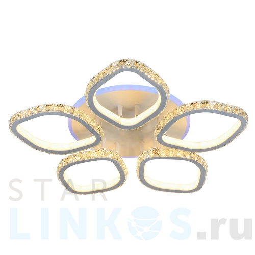 Купить Потолочная светодиодная люстра Profit Light 8022/5 WHT за 8 687 руб. в Туле Купить с доставкой Потолочная светодиодная люстра Profit Light 8022/5 WHT в Туле