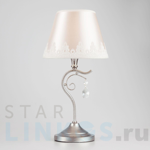 Купить Настольная лампа Eurosvet 01022/1 серебро за 7 570 руб. в Туле Купить с доставкой Настольная лампа Eurosvet 01022/1 серебро в Туле