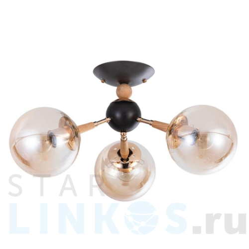 Купить Потолочная люстра Arte Lamp Boston A4485PL-3BK за 5 490 руб. в Туле Купить с доставкой Потолочная люстра Arte Lamp Boston A4485PL-3BK в Туле
